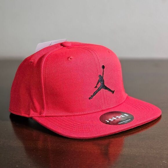 Air Jordan 1 2 3 4 5 6 11 12 13 OG Retro Bred Bulls Playoffs Snapback Hat Red - Picture 12 of 12